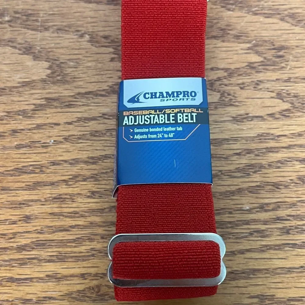 Champro Sports Baseball & Softball belt adjustable from 24”-48” waist